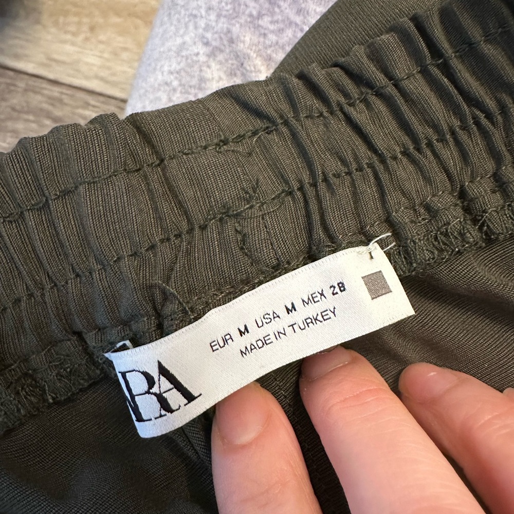 Zara High Rise Rhinestone Side Stripe Pants - Picture 4 of 4